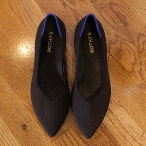 Rothy's Black and Blue Flats